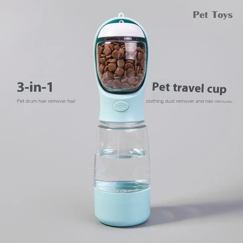 Bouteille d'eau et nourriture portable pour chien