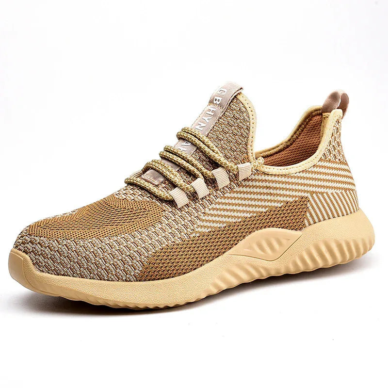 Chaussures de sécurité d'été tissées volantes pour hommes