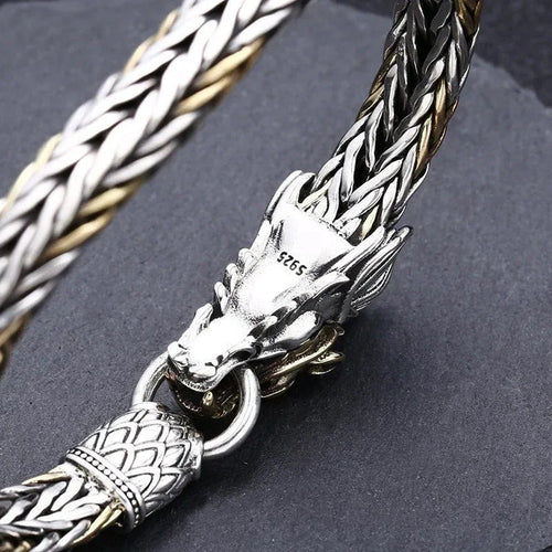 Bracelet unisexe fait main en argent sterling 925