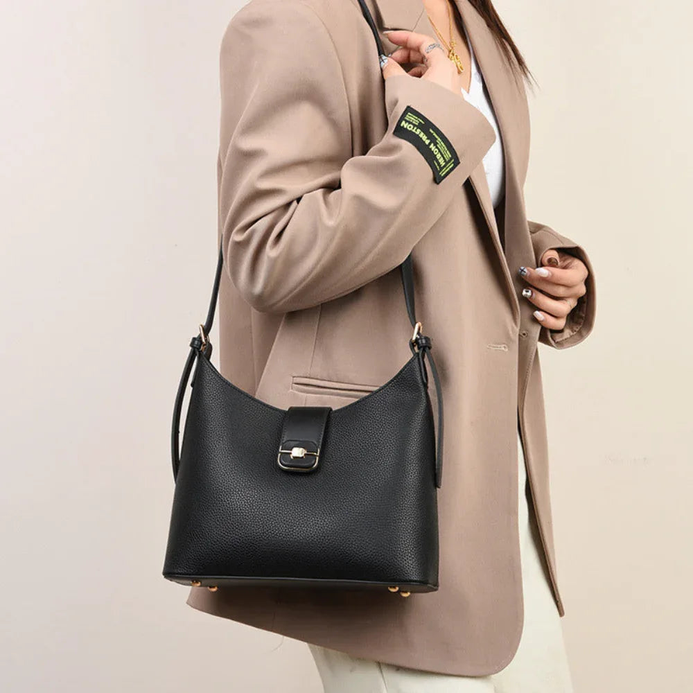 Damen All-Matching Stylische PU-Lederhandtasche