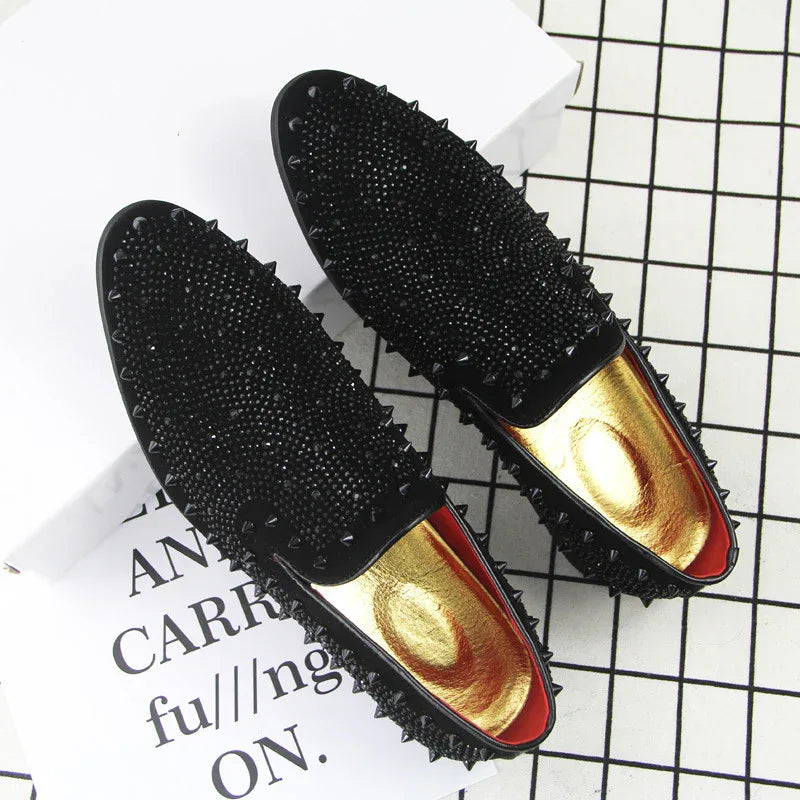 Leder-Slipper für Herren
