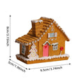 Petite maison de Noël Micro Paysage Lumineux Décorations de maison Ornements