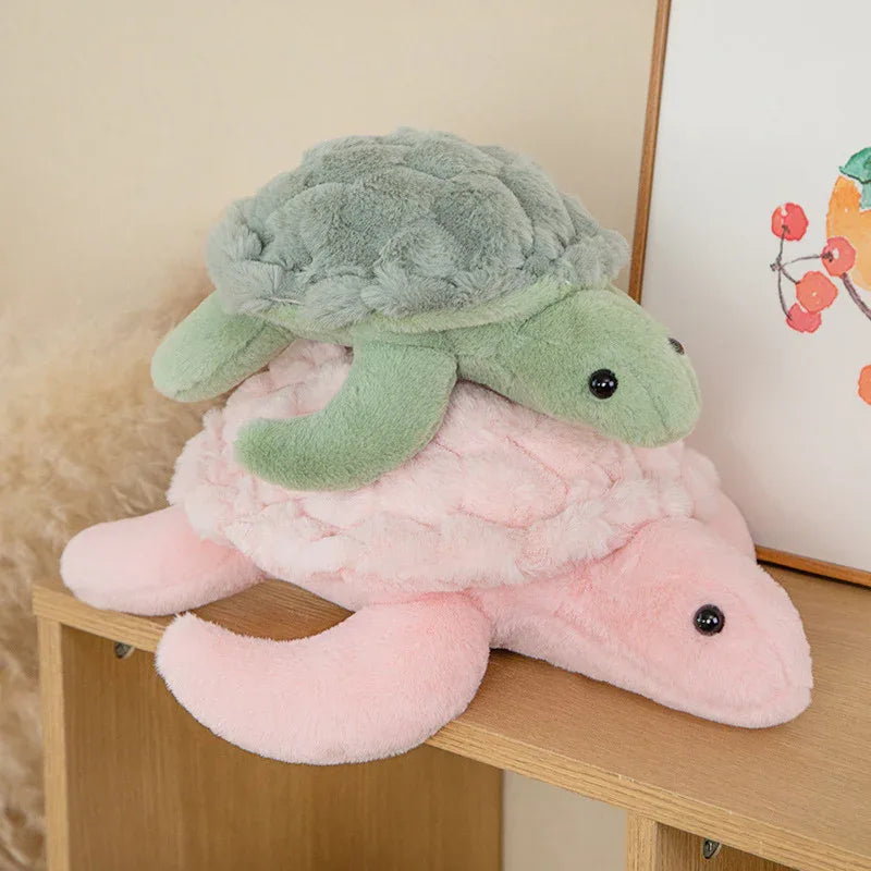 Oreiller en peluche Tortue pour enfants