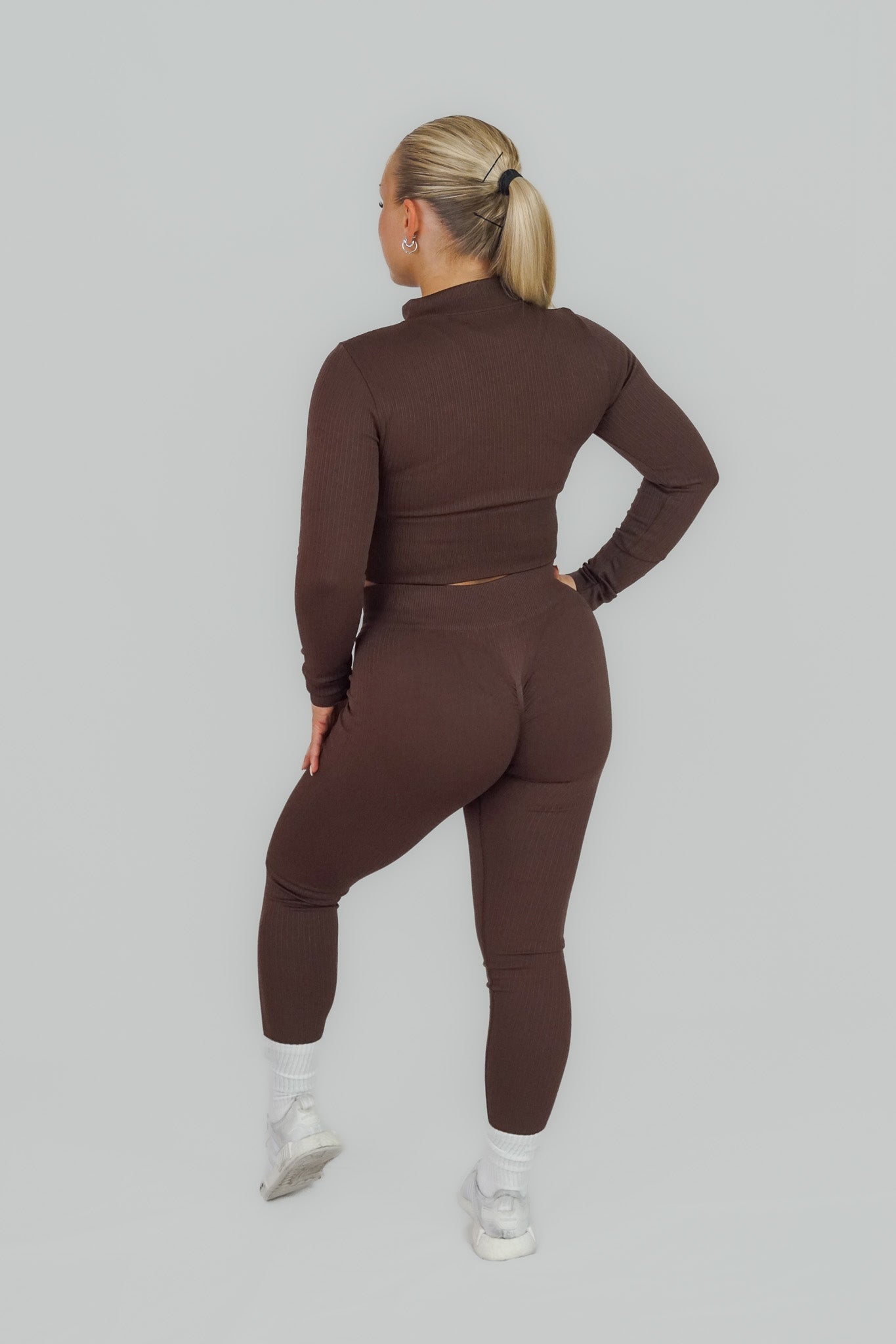 MISS ON RIBBED Seamless Träningstights
