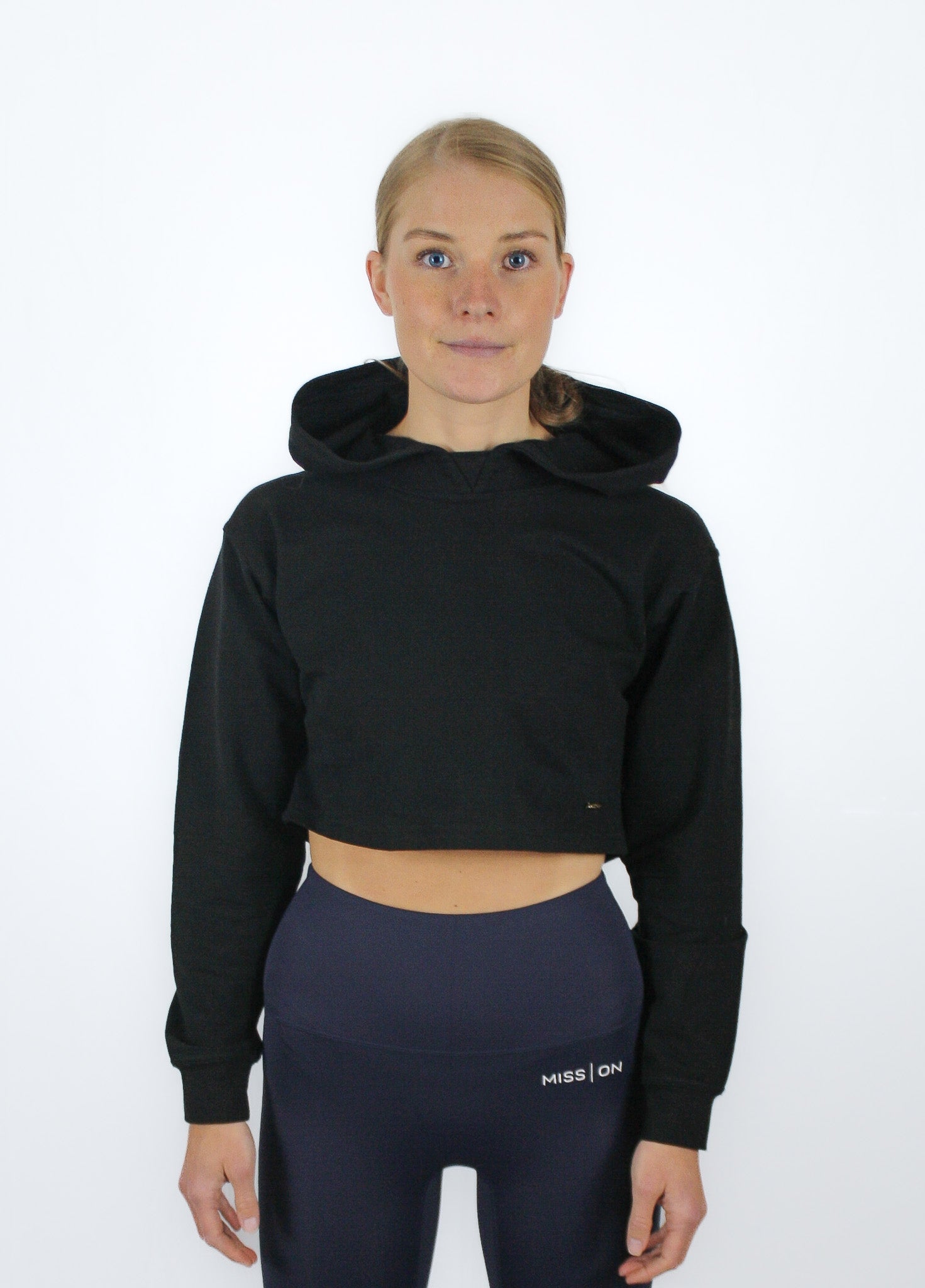 MISS ON Crop Hoodie