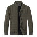 Veste matelassée en coton pour homme à col montant