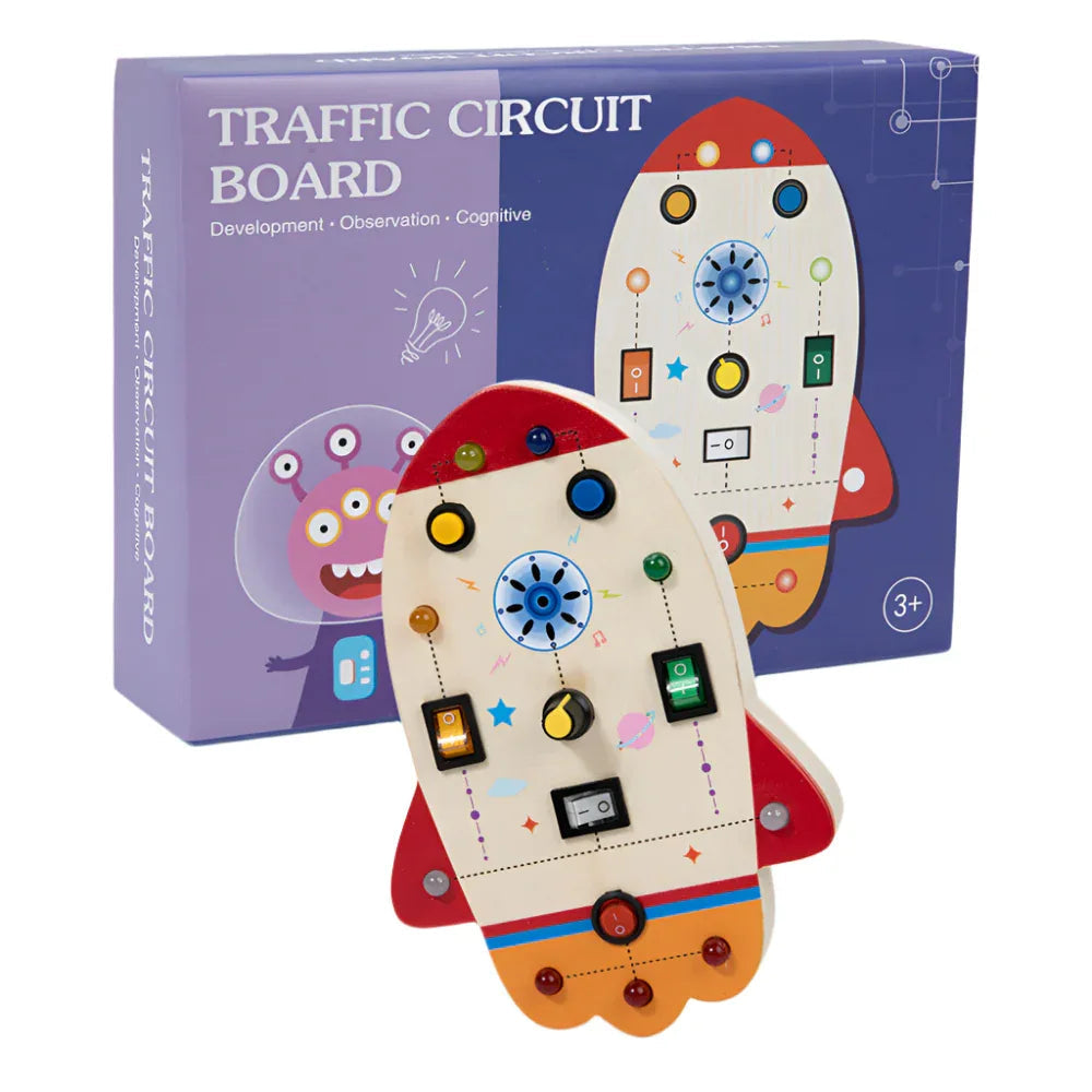Jouets éducatifs en bois de simulation d'animaux pour circuit imprimé