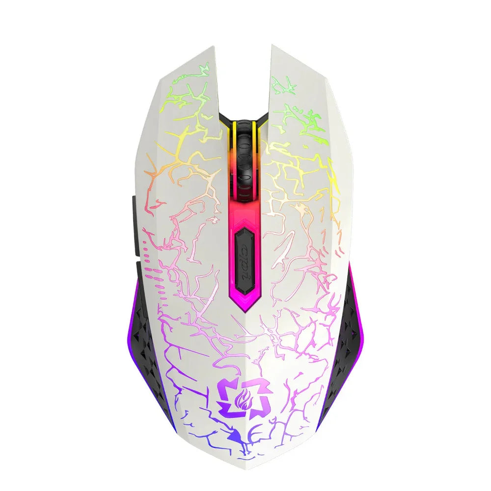 Souris de jeu lumineuse rechargeable Bluetooth bimode 2,4 G