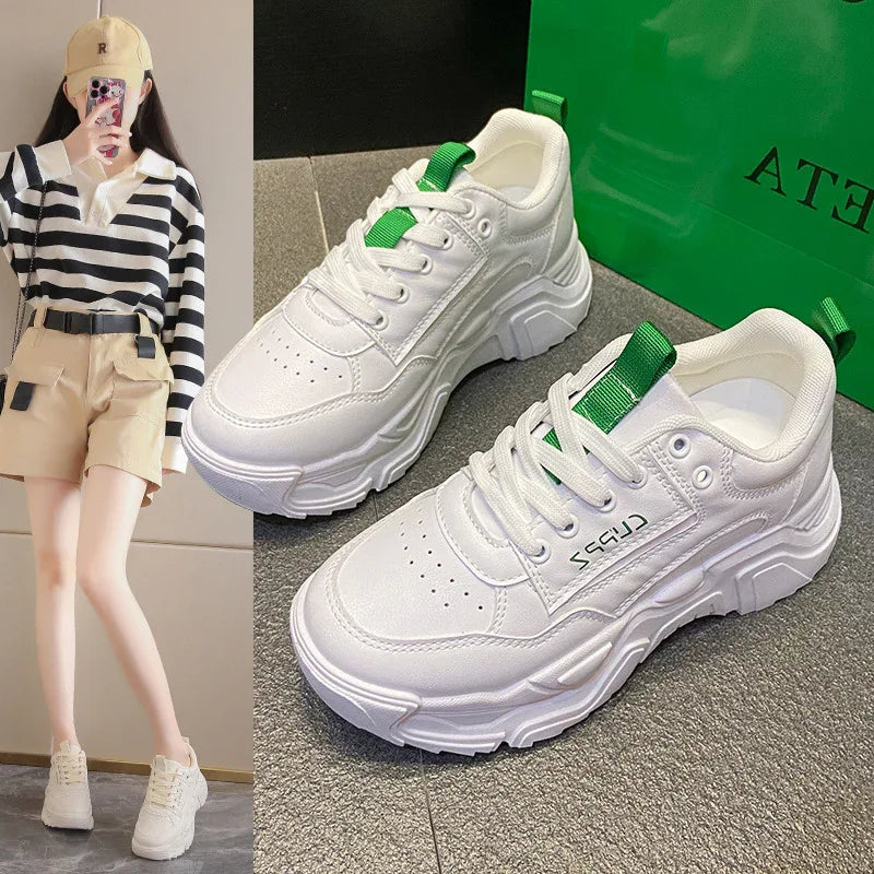 Chaussures décontractées polyvalentes Baskets de sport tendance pour femmes