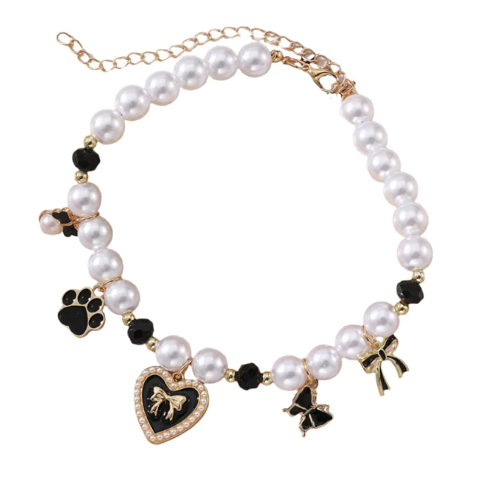 Collier pour chien ou chat en perles