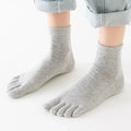 Unisex Socken aus reiner Baumwolle, schweißabsorbierend, mit geteilter Zehenpartie für Herren und Damen