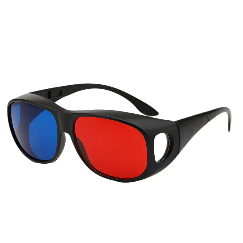 Lunettes 3D grand format rouge-bleu