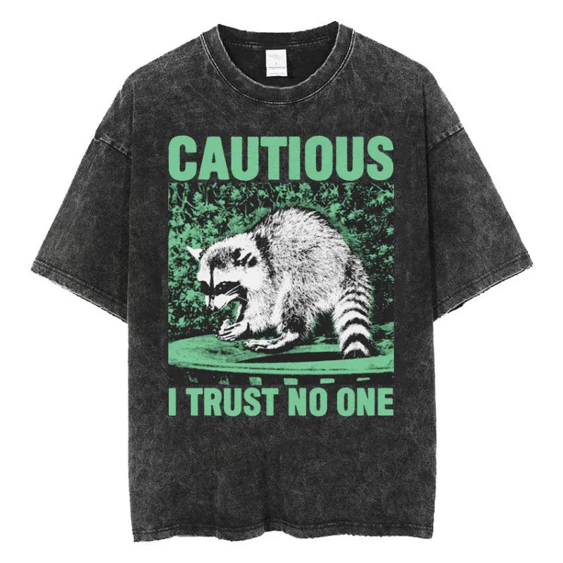 Modisch Lustiges Persönlichkeits-Frosch-Print Herren-T-Shirt