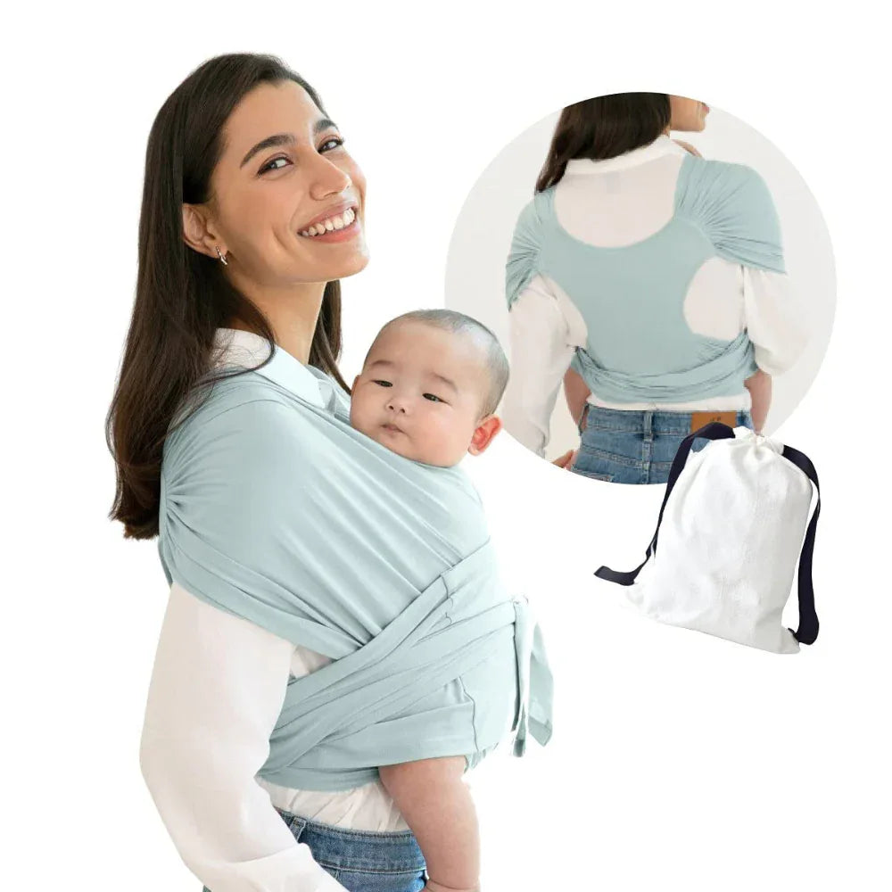 Écharpe de portage simple en coton croisé pour bébé - Type X - Porte-bébé pour nouveau-né