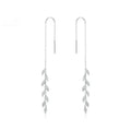 Glänzende 925er Sterlingsilber Ohrringe Damen Mode