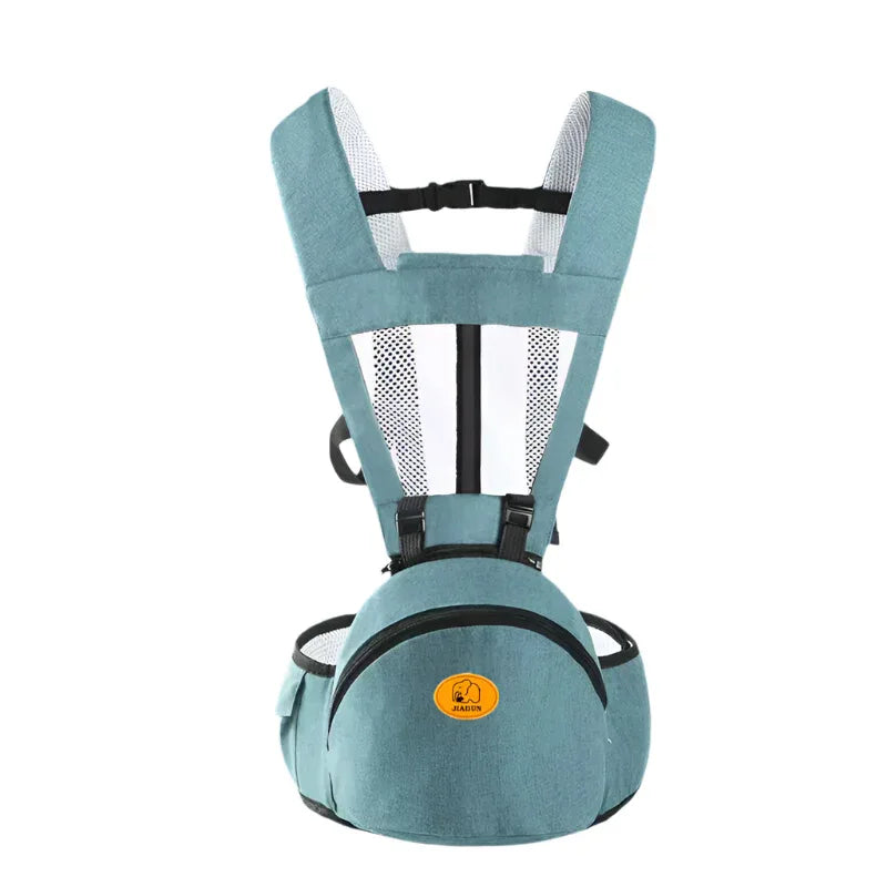 Porte-bébés ergonomiques confortables avec bretelles réglables et grande poche de taille pour bébés et enfants de 0 à 36 mois unisexe