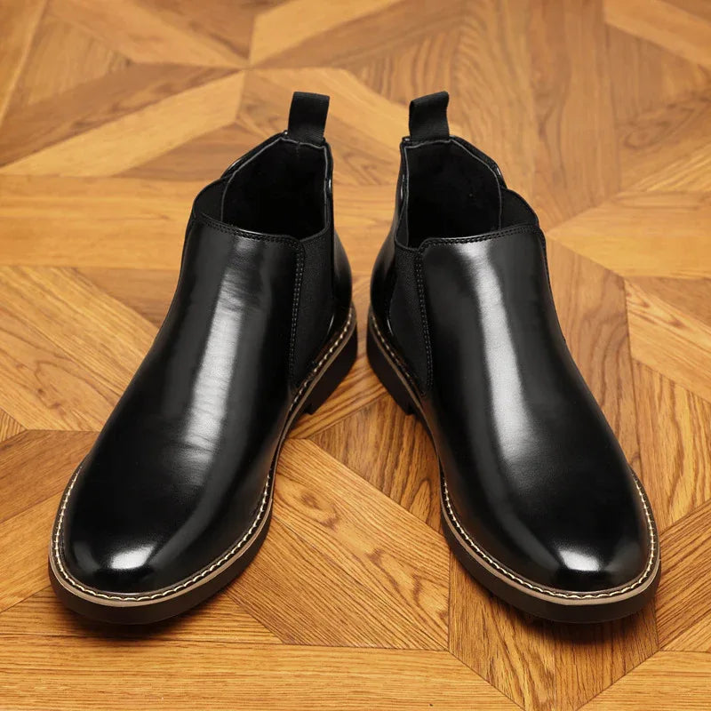 Herbst Winter Frühling Elastische Chelsea Boots Für Herren