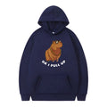 Unisex Kapuzenpullover mit Kapybara-Aufdruck