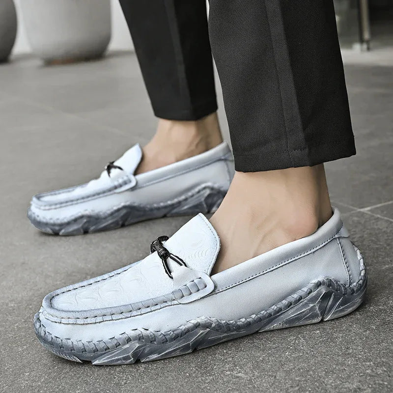 Mocassins pour homme grande taille, style tendance