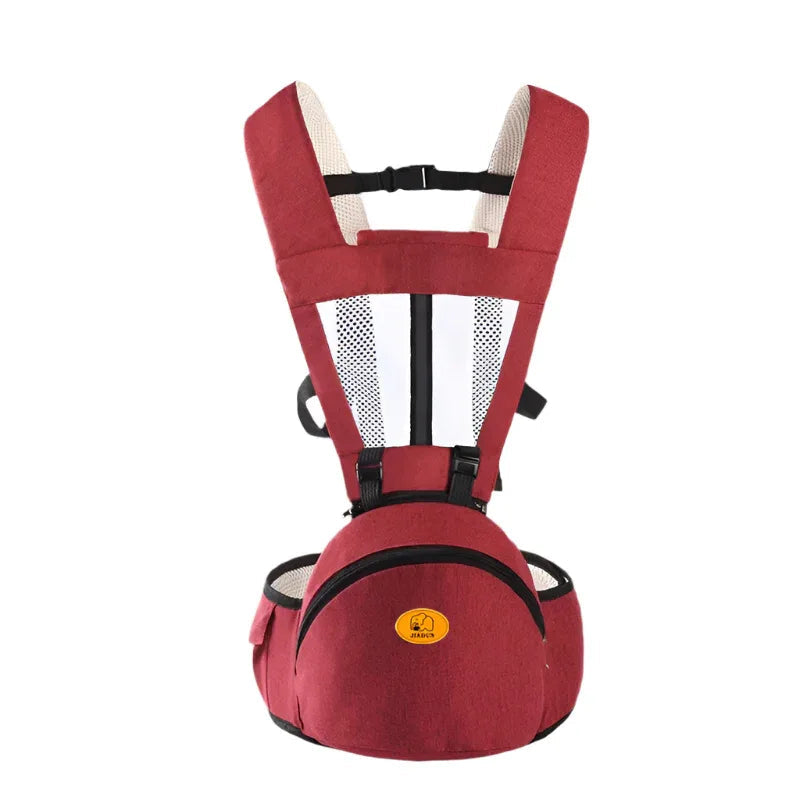 Porte-bébés ergonomiques confortables avec bretelles réglables et grande poche de taille pour bébés et enfants de 0 à 36 mois unisexe