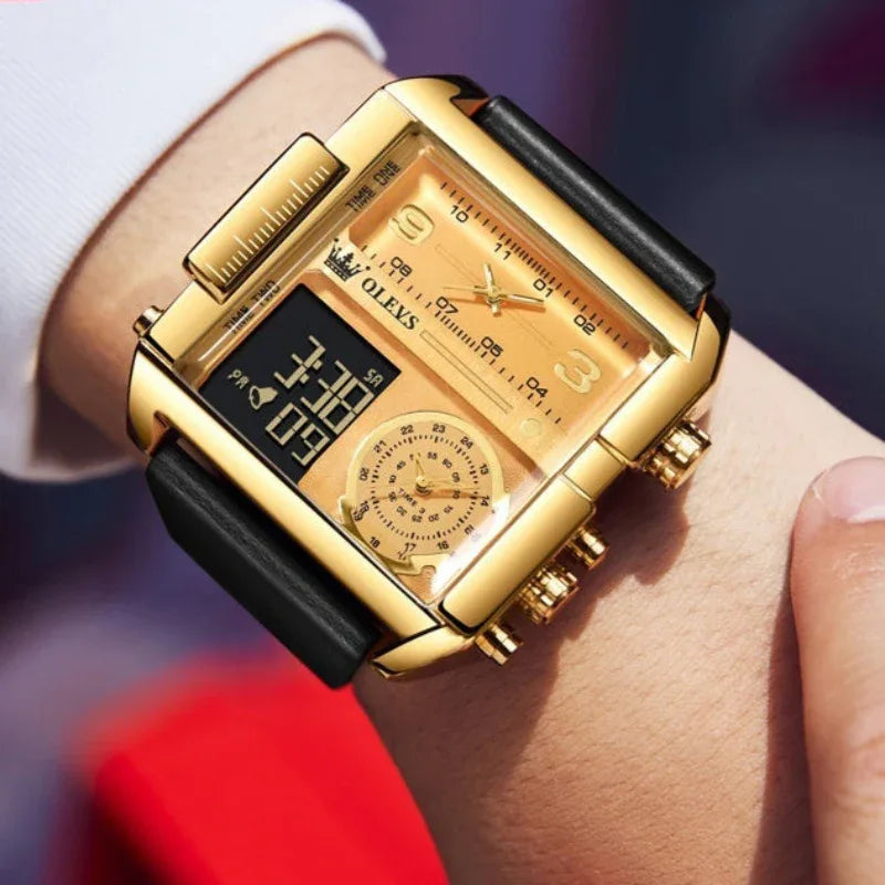 Montre électronique multifonctionnelle à mouvement à quartz pour le sport