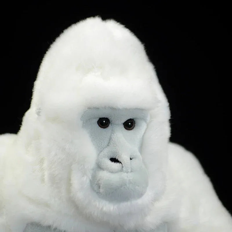 Peluche de gorille albinos