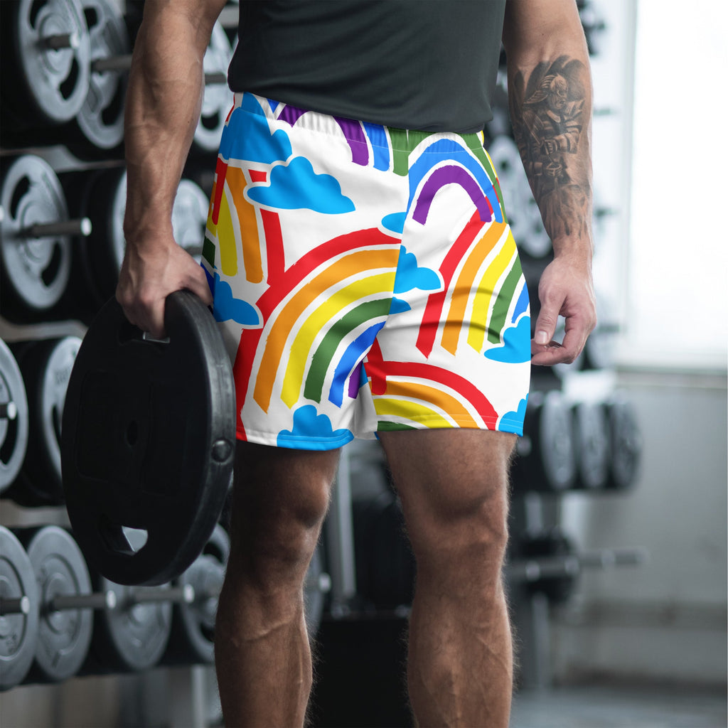 All-Over Print Unisex Athletic Long Shorts