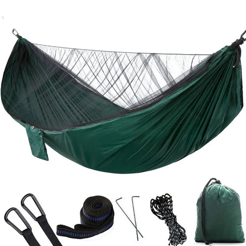 Hamac suspendu anti-moustiques pour le camping