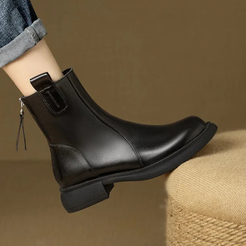 Bottes Martin vintage de style britannique pour femme