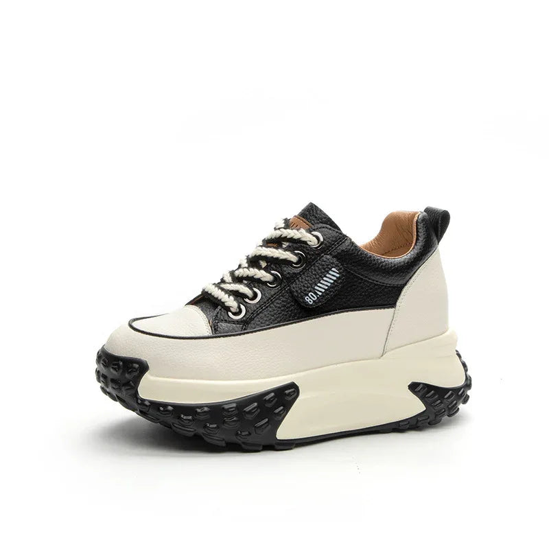 Baskets Rétro Femme Chaussures à Plateforme Tendance et Personnalisées