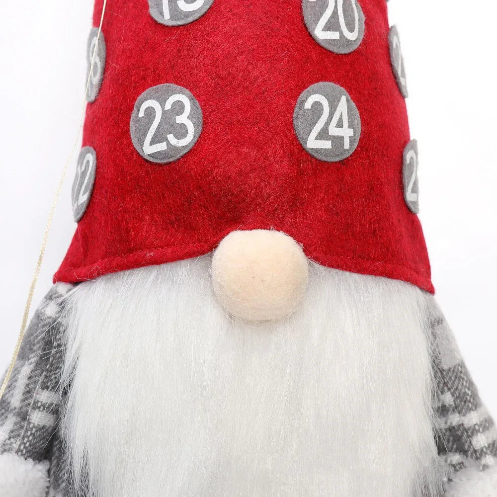 Accessoires de décoration de Noël pour poupée Père Noël