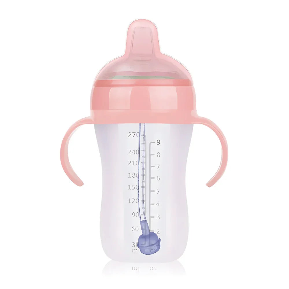 Baby-Vollsilikonflasche mit Griffen