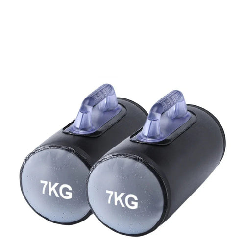 Haltères de Fitness Portables Pliables Remplis d'Eau de 7 kg