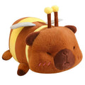 Bee-Capybara Et Bee-Shiba Inu Peluches Avec Pot De Miel En Peluche