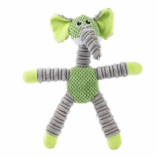 Jouets à mâcher interactifs en peluche résistants aux morsures pour chiens