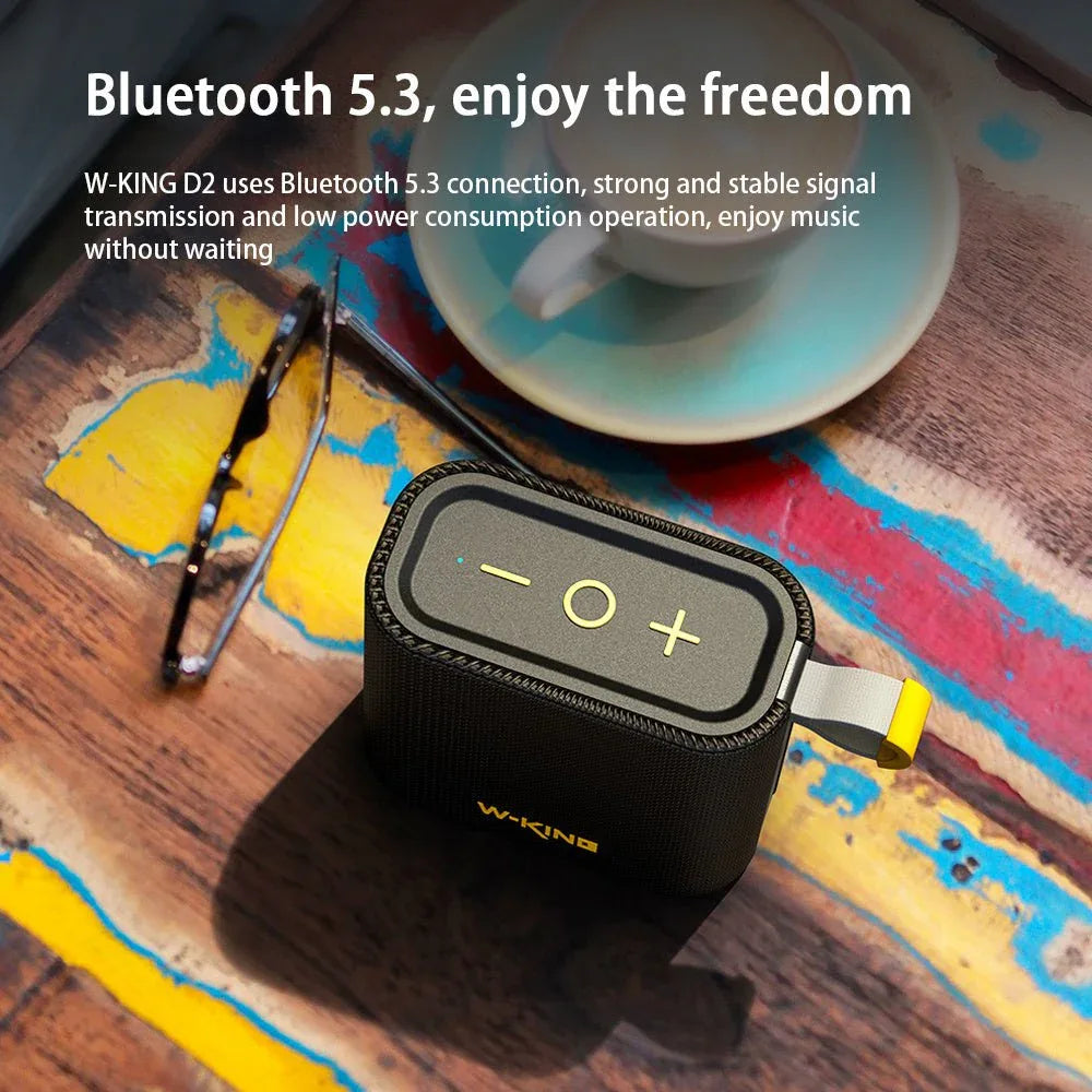 Enceinte Bluetooth Connexion Sans Fil Portable Compacte Étanche Avec Longue Autonomie De Batterie