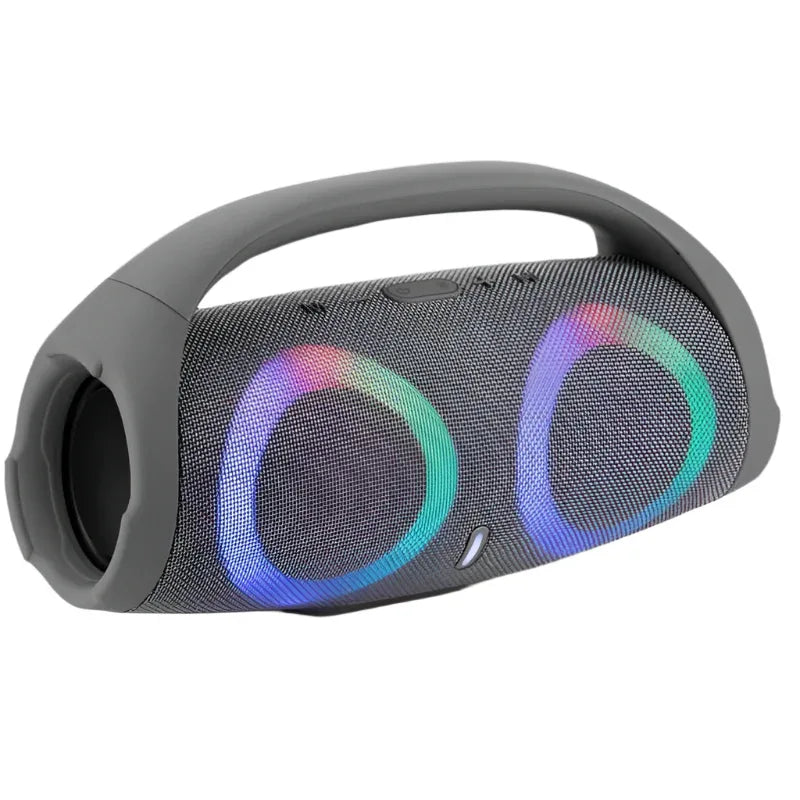 Haut-parleur Bluetooth avec lumières RVB colorées portable et étanche pour l'extérieur