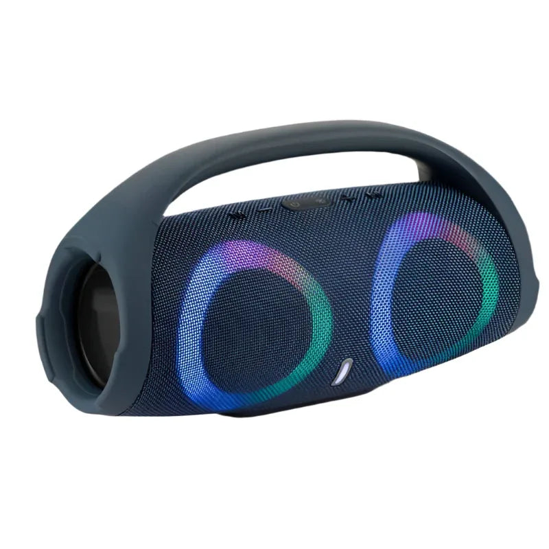 Haut-parleur Bluetooth avec lumières RVB colorées portable et étanche pour l'extérieur