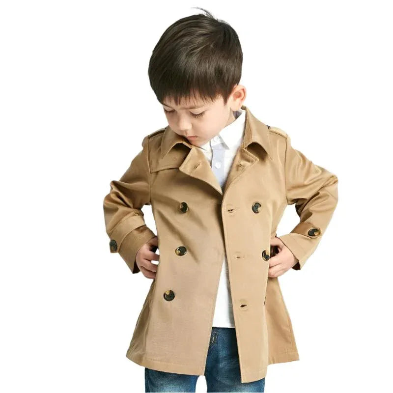 Jungen Trenchcoat mittellang