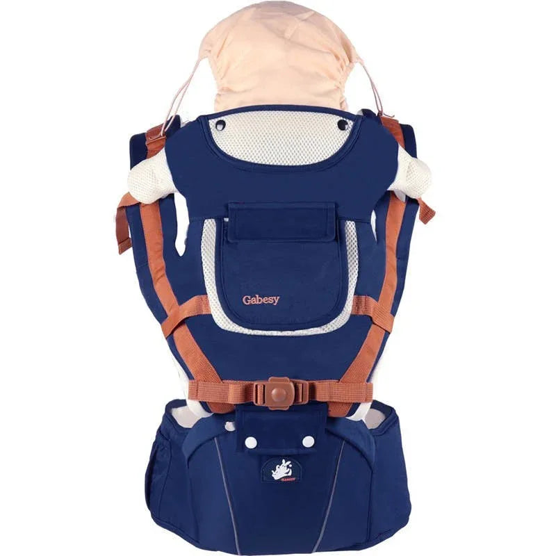 Porte-bébés ergonomiques et respirants avec ceinture réglable pour les enfants de 0 à 3 ans