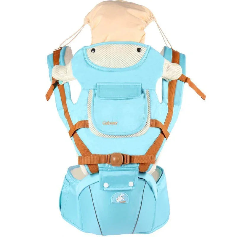 Porte-bébés ergonomiques et respirants avec ceinture réglable pour les enfants de 0 à 3 ans