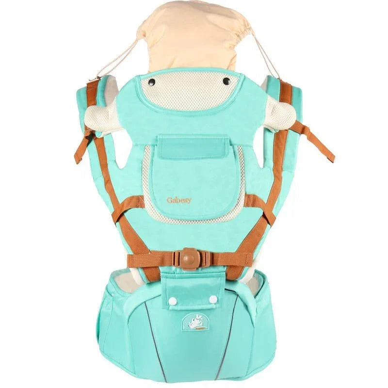 Porte-bébés ergonomiques et respirants avec ceinture réglable pour les enfants de 0 à 3 ans