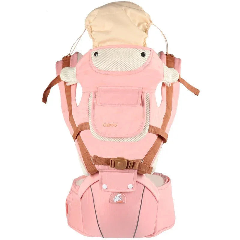 Porte-bébés ergonomiques et respirants avec ceinture réglable pour les enfants de 0 à 3 ans