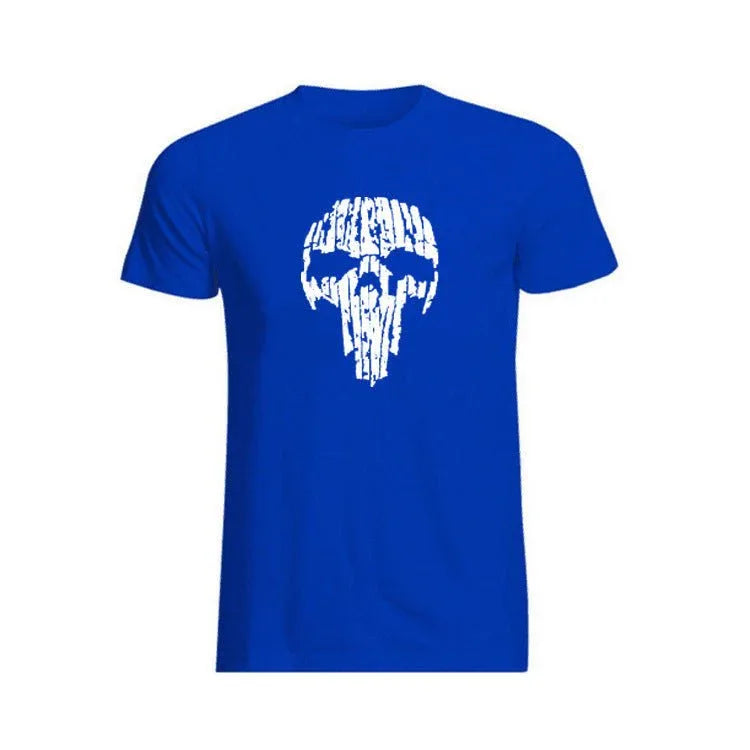 T-shirts en coton Broken Skull pour homme