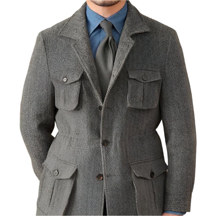 Business Safari-Jacke für Herren