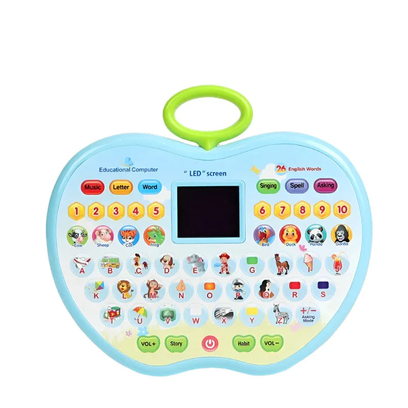 Jouet d'apprentissage pour enfants avec tablette LED intelligente pour l'éducation précoce