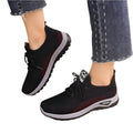Damenschuhe Mesh Atmungsaktive Runde Zehen Outdoor Sneaker