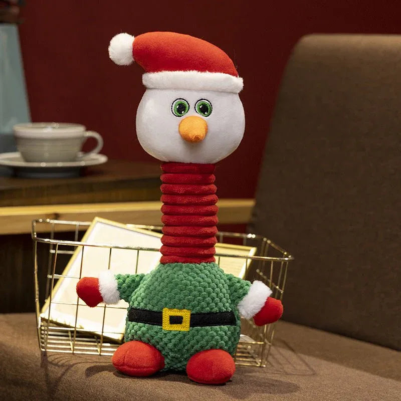 Dessins animés de Noël en peluche