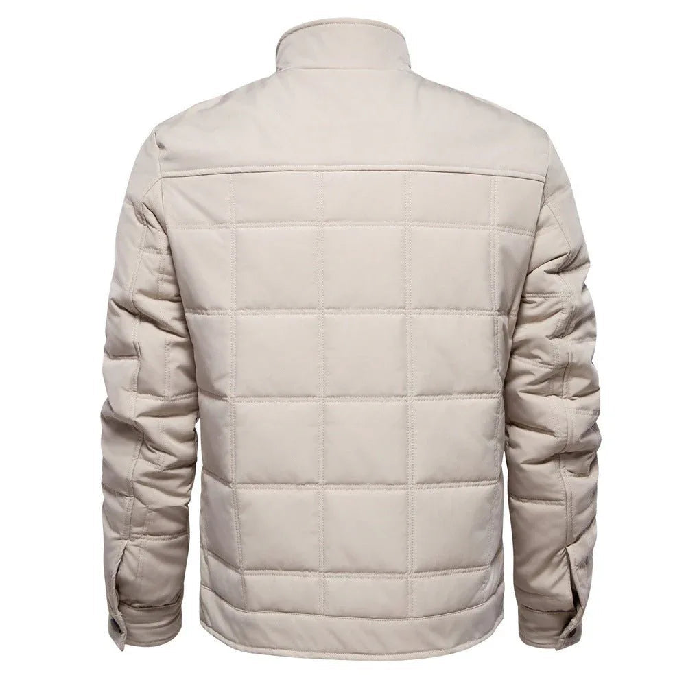 Lässige, modische Stehkragenjacke für Herren
