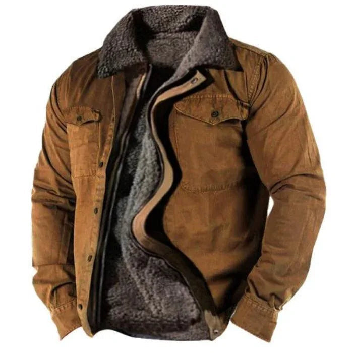 Veste chaude décontractée ample pour homme